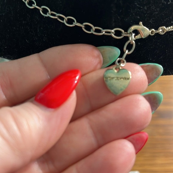 Betsey Johnson Tiered Necklace Leopard Pearls Rose Charms Lobster Clasp 3 Tiers - Picture 5 of 6